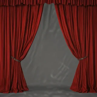 red curtain png