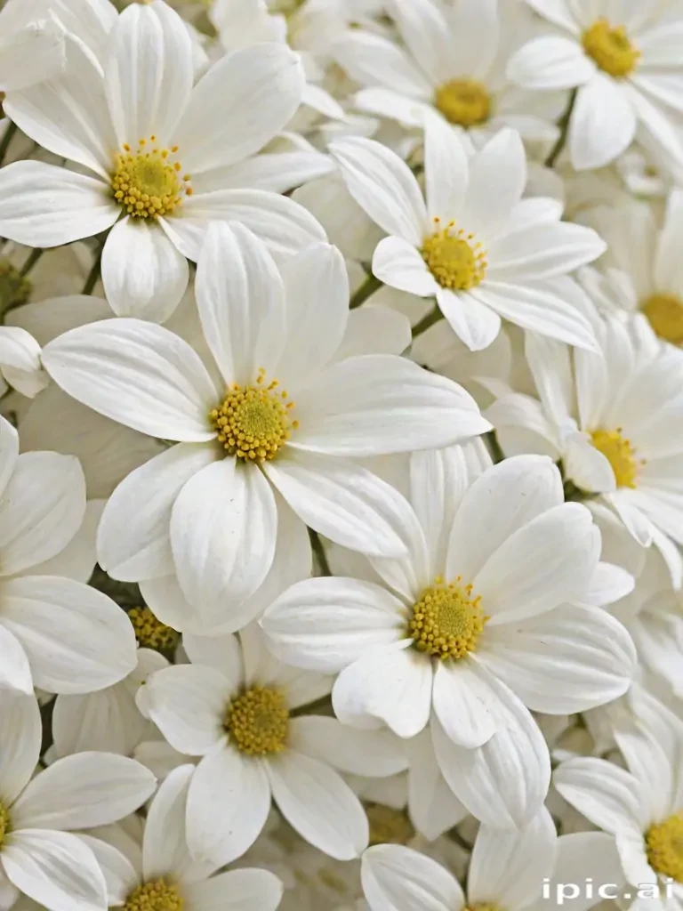 background white flower