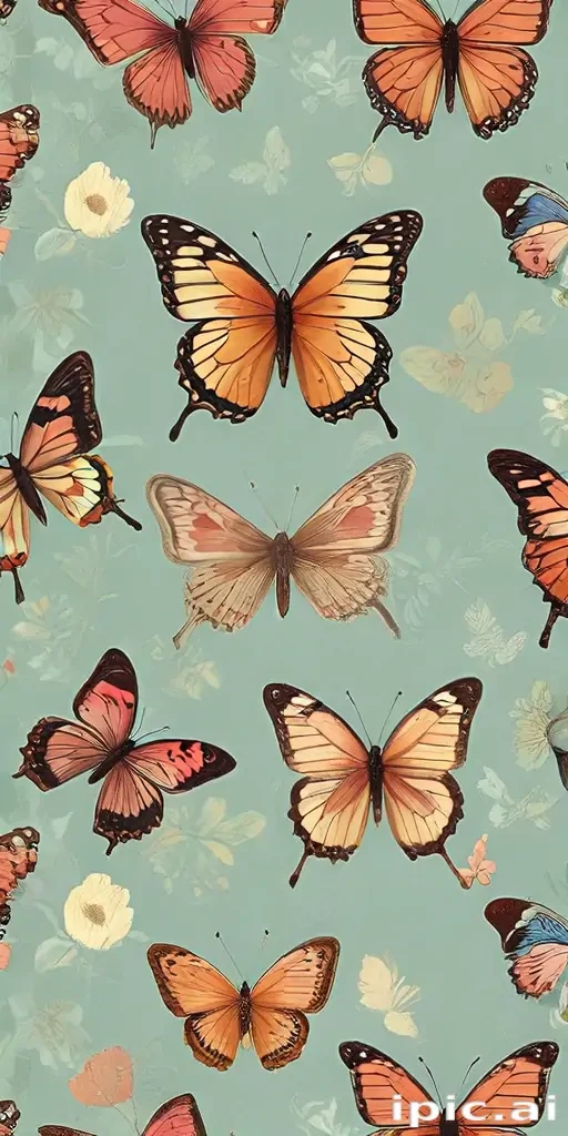 butterfly wall paper