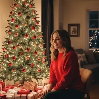 christmas pictures aesthetic