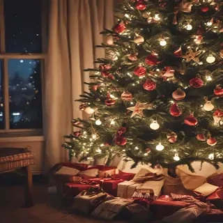 aesthetic christmas background