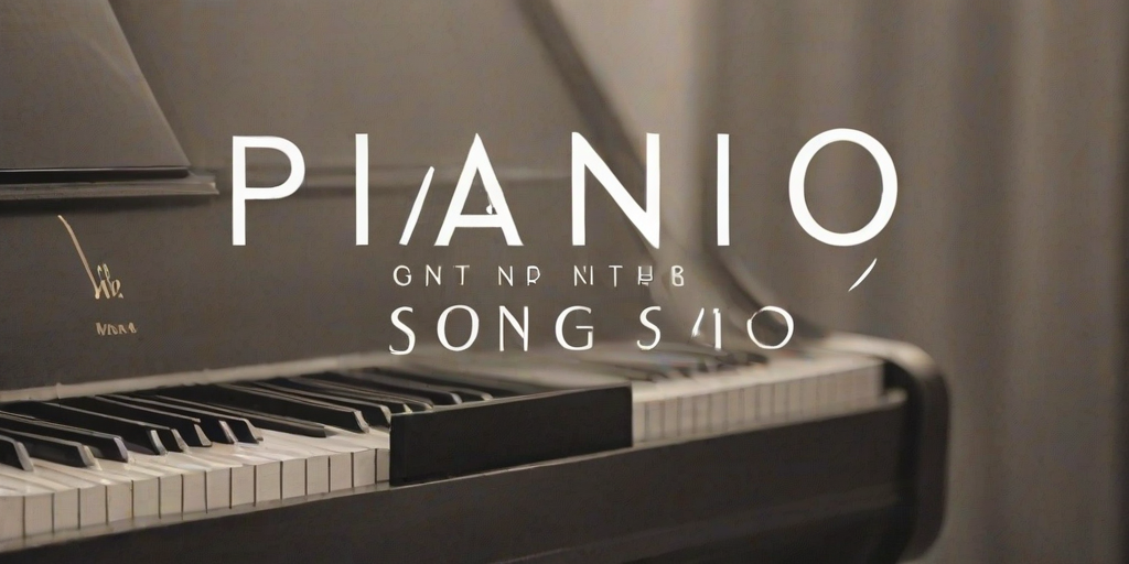 piano songs