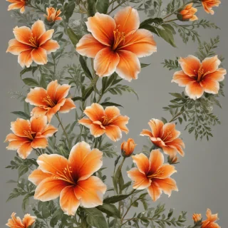 png border flower