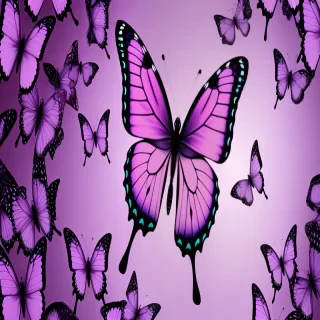 purple butterfly wallpaper aesthetic