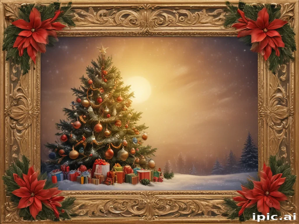 christmas clip art frames