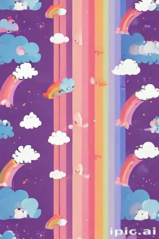 cute rainbow wallpaper