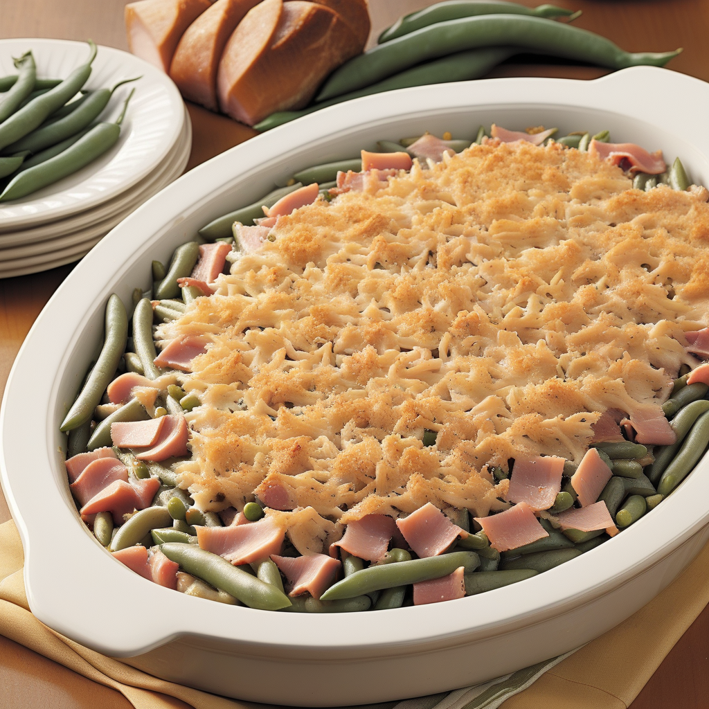 ham and green bean casserole
