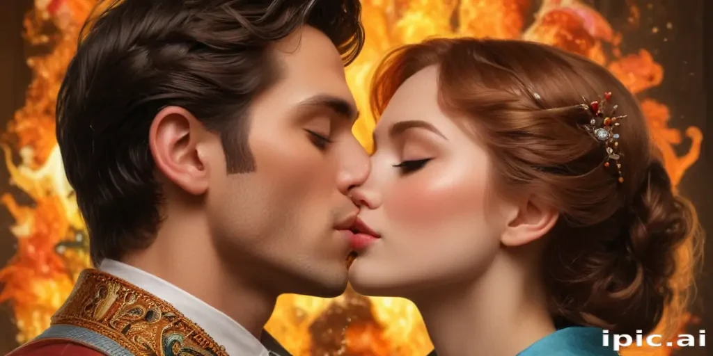 kissing aesthetic