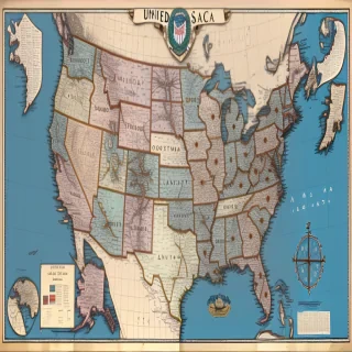 map of united states of america