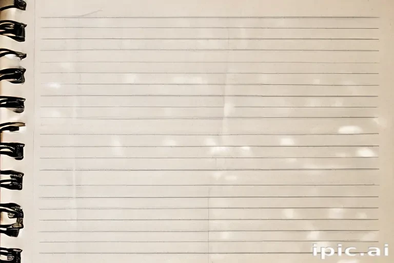 notebook page background