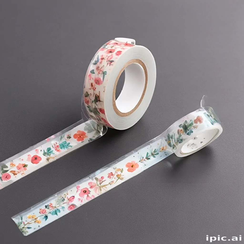 transparent washi tape png