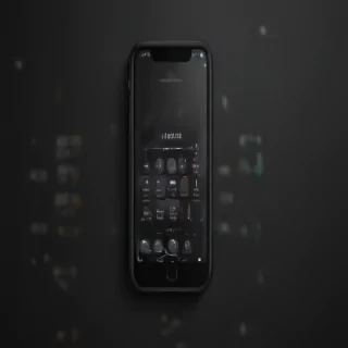 phone wallpaper black