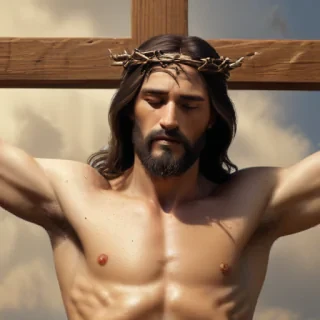 image of jesus on the cross