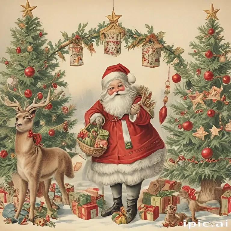 free printable vintage christmas pictures
