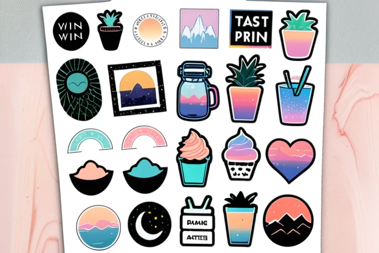 aesthetic printables stickers