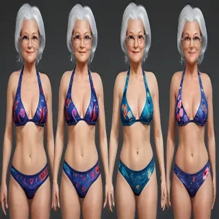 ai granny bikini