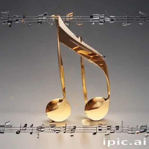 transparent music notes