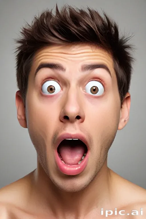 shocked face png