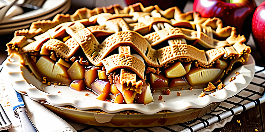 apple pie with graham cracker crust