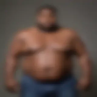 black fat man
