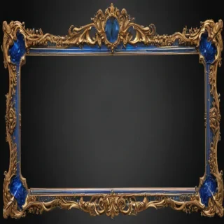 blue frame png