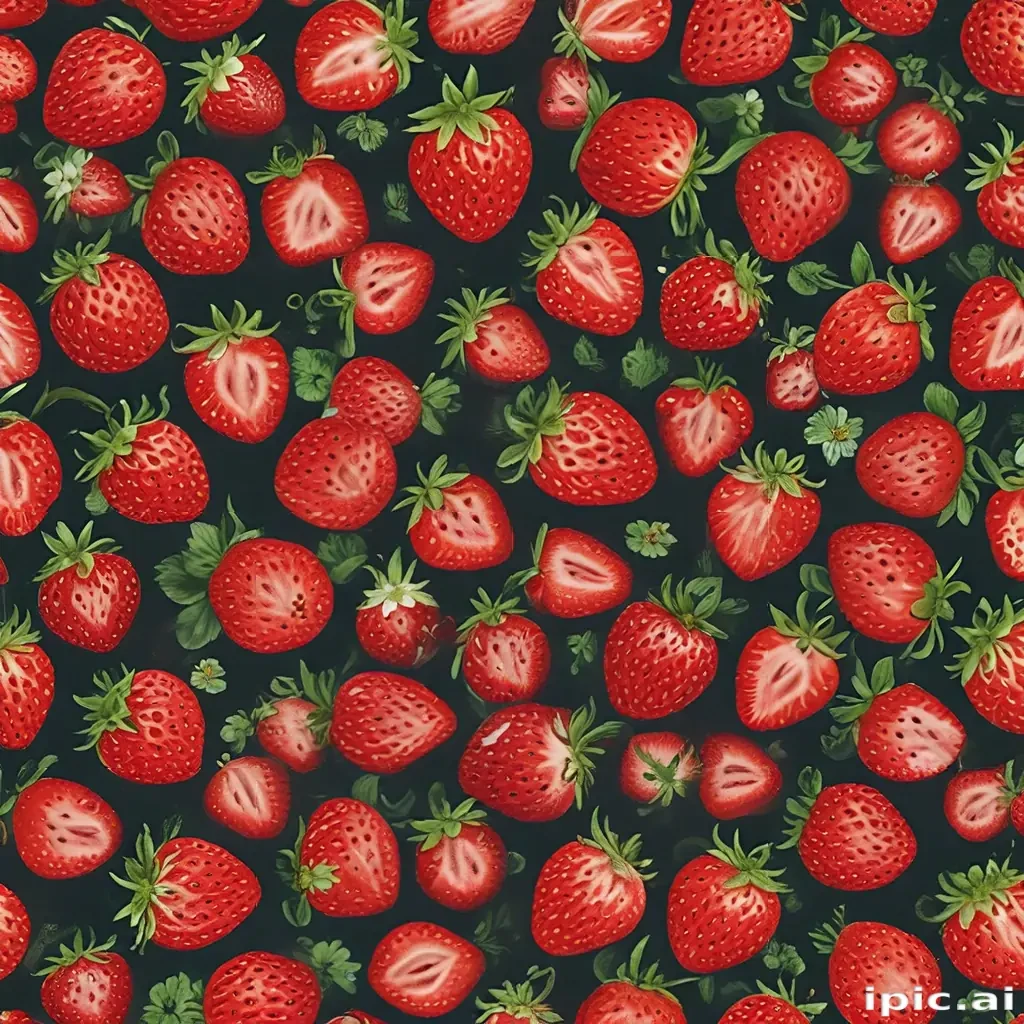 strawberry wallpaper iphone