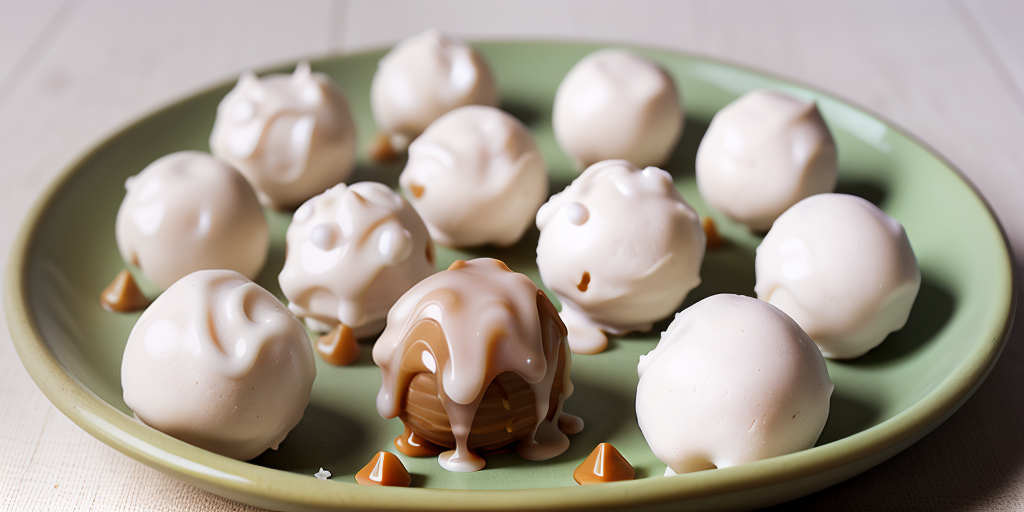 rice krispie marshmallow caramel balls