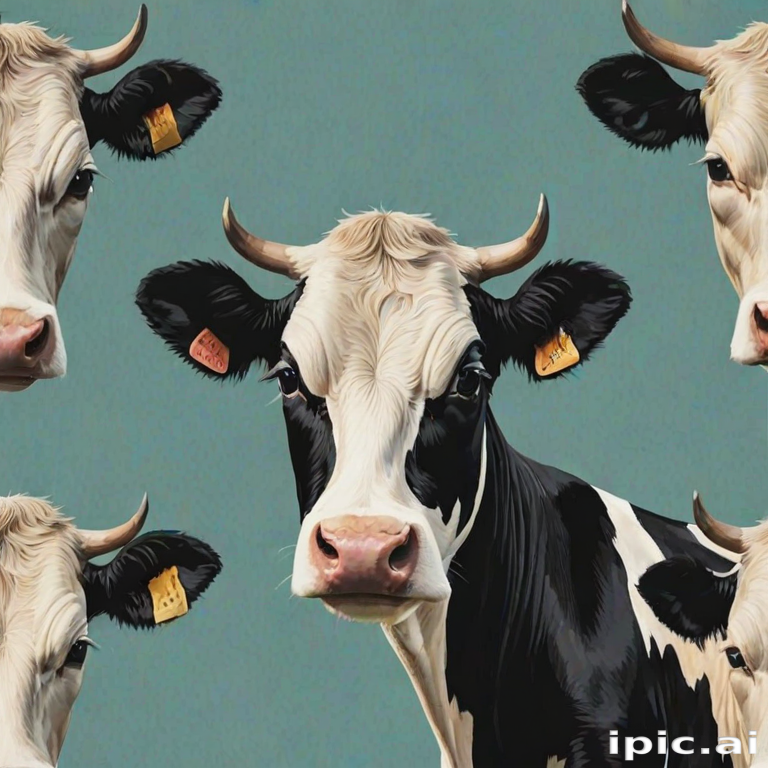 aesthetic cow print wallpaper