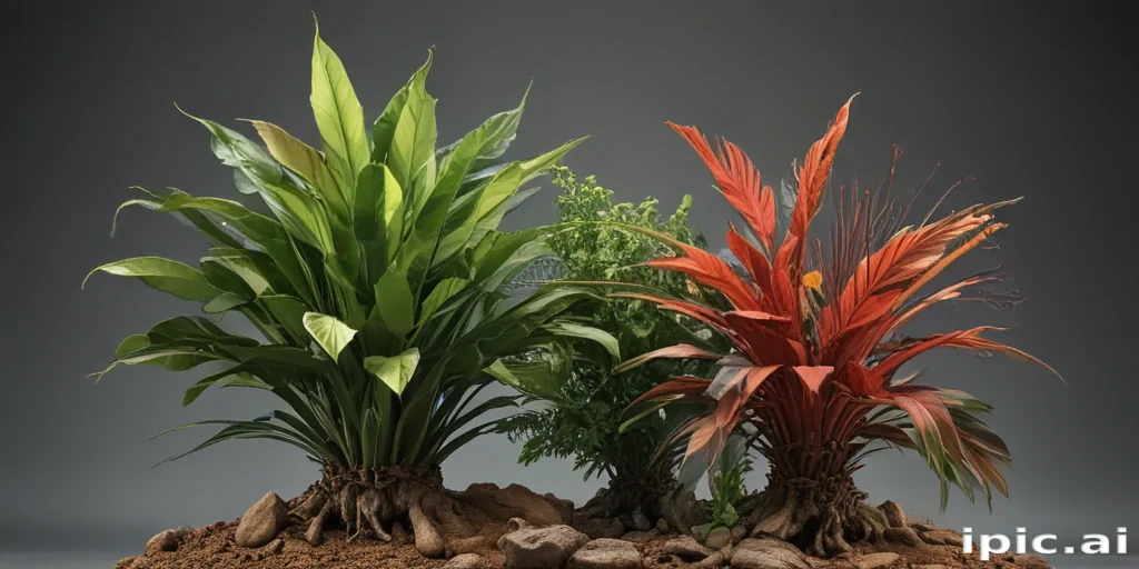 plants no background