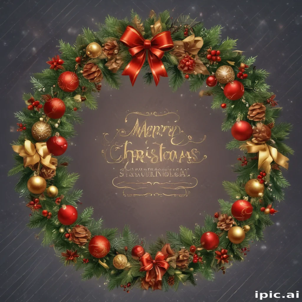 merry christmas clip art transparent background