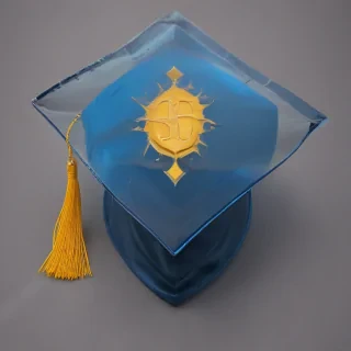 transparent graduation cap