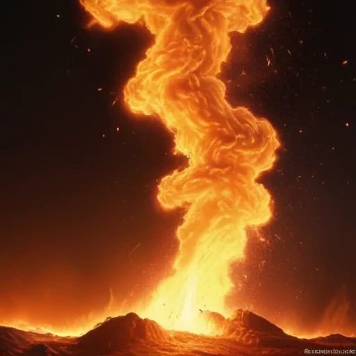 background on fire