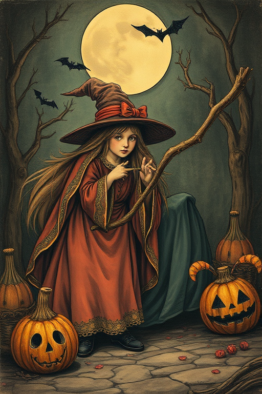 vintage witch images