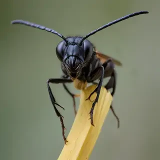 black wasp