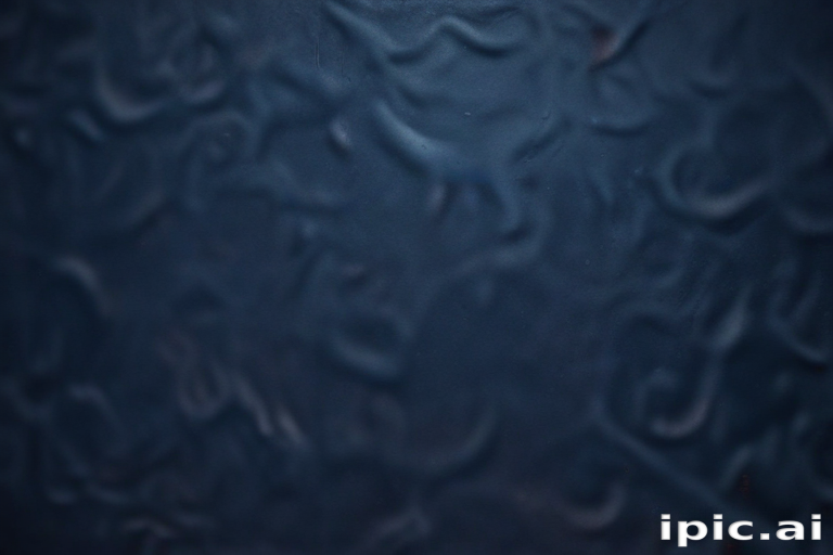 Intricate Textured Surface in Deep Blue Color with Organic Patterns and ...