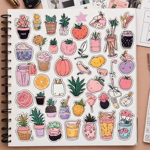 aesthetic stickers printable