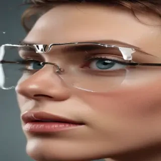 broken glasses png