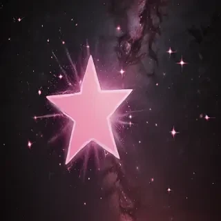 pink stars png