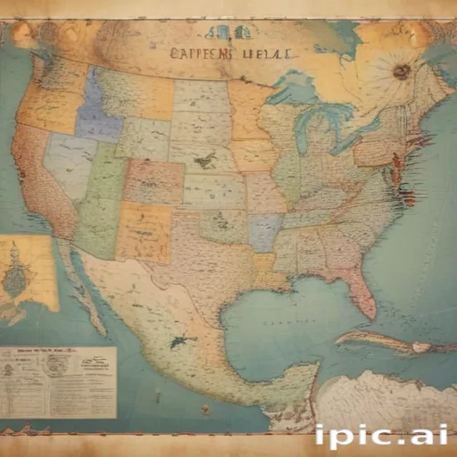 united states of america map