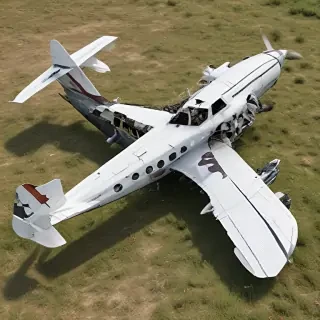 crashed plane png