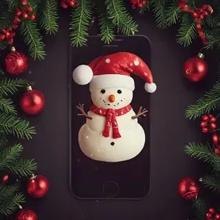christmas phone wallpaper