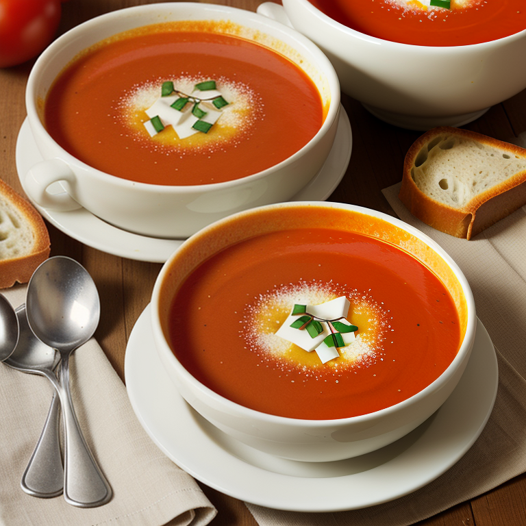 what to eat tomato soup with