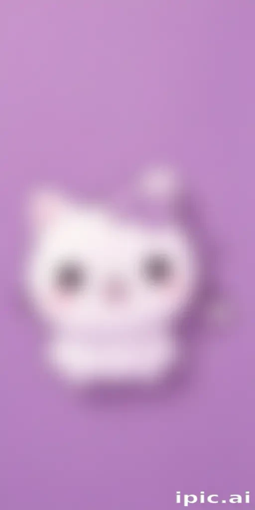 kawaii cute purple wallpaper