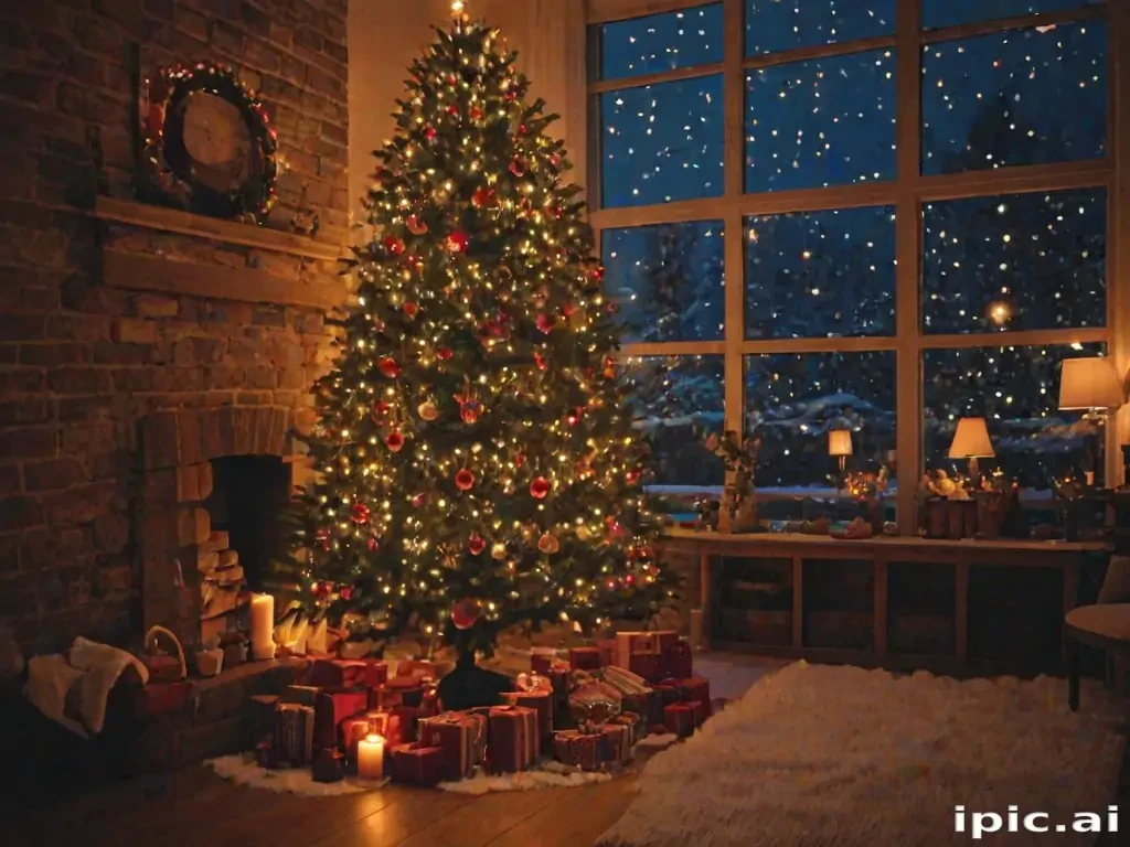 christmas background aesthetic