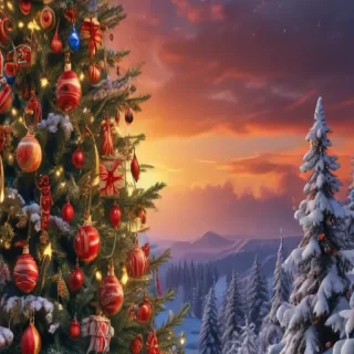 aesthetic christmas iphone wallpaper