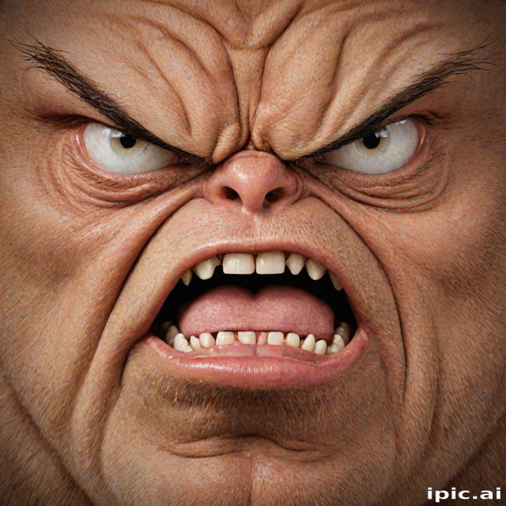 angry face