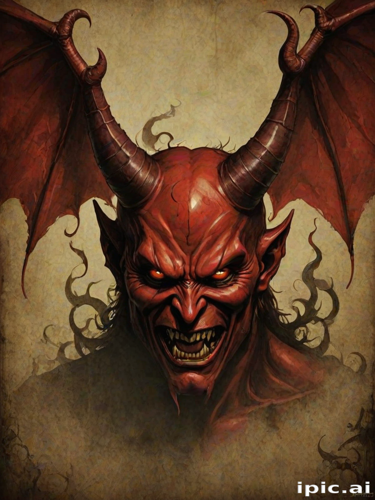 wallpaper of the devil