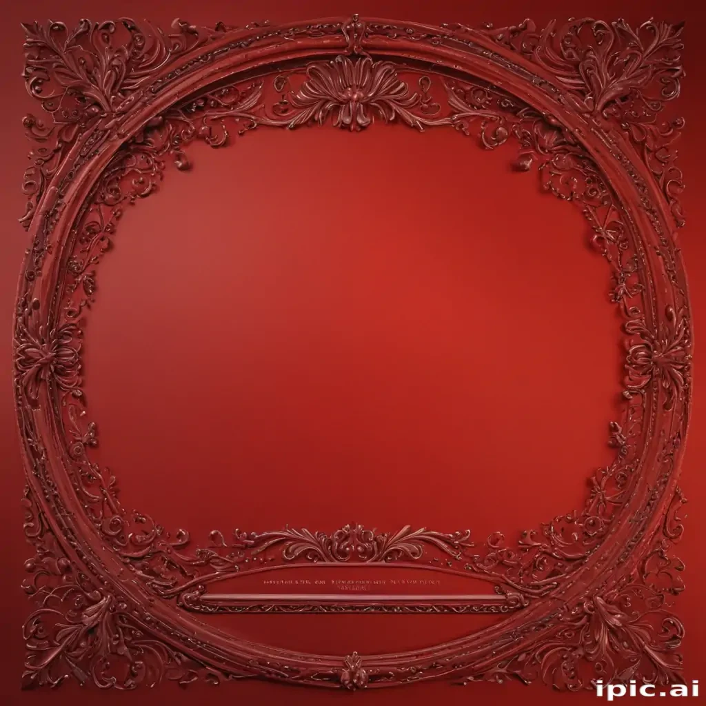 red blank background