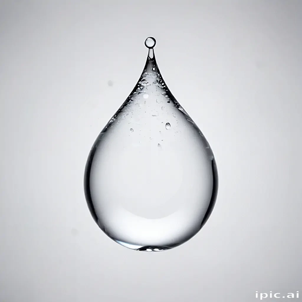transparent water drop