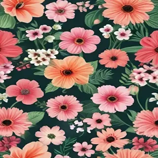 flowers with no background